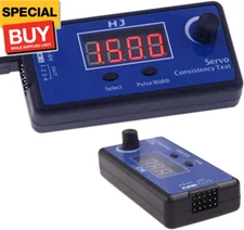 HJ Digital RC Servo Tester ESC Consistency Tester Speed Controller for RC Helico
