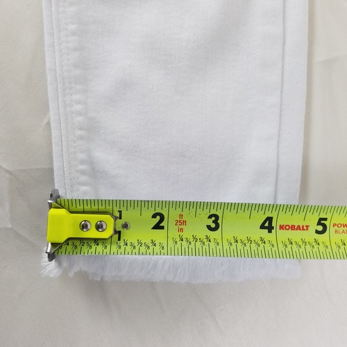 Just Black Jeans Damen 26 weiß Low Rise Skinny Ankle Distressed ausgefranst Denim - Bild 8 von 17