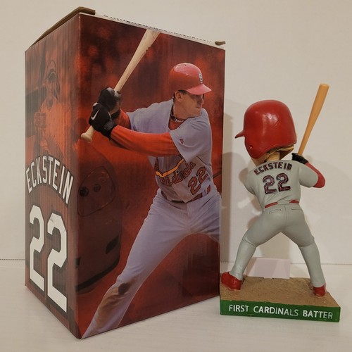DAVID ECKSTEIN BOBBLEHEAD St. Louis Cardinals MLB Dinner On The Diamond 2018 SGA - Picture 2 of 8