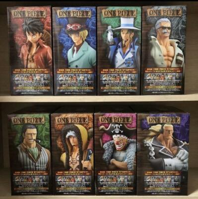 Banpresto One Piece Stampede DXF figure 8 set Luffy Sabo Ruch