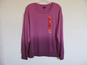 Splendid Crew Neck Pullover Sweater-Orchid Dip Dye Ombre-Rayon Blend-Size M-