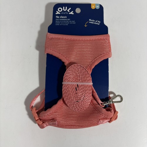 Youly Collection Geschirr und Leine rosa Katze / kleine Hunde! Gr. S/M. NEU! H1