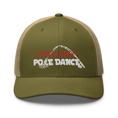 Cappello da camionista pescatore Bass Fishing I Love a Good Pole Dance - Foto 28 di 31
