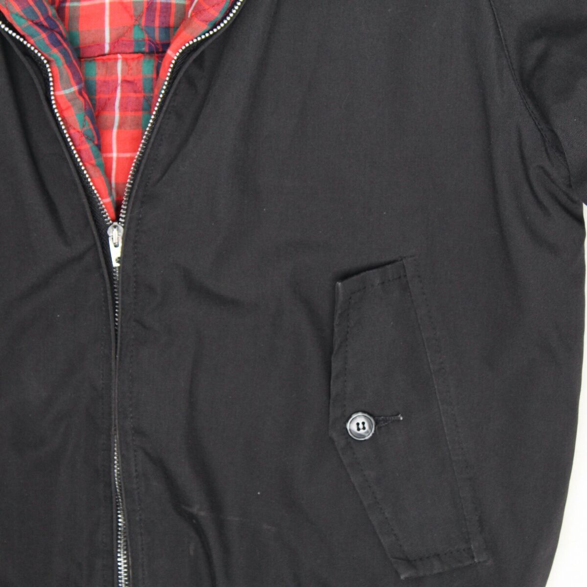 Baracuta Boys Harrington Jacket L Black Cotton Blend Quilt Baracuta Boys Harrington Jacket L Black Cotton Blend Quilt