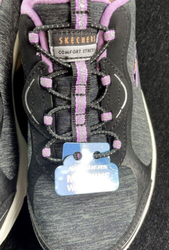 Skechers / Delux Comfort / SUNNY OASIS / Memory Foam / BLACK-PURPLE / Reg $75 - Picture 3 of 11