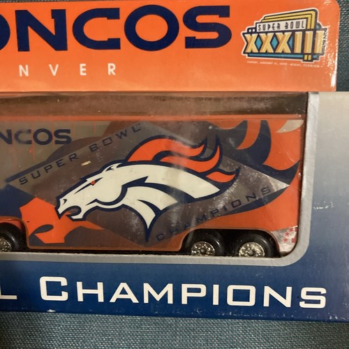 1999 DENVER BRONCOS SUPER BOWL XXX1II CHAMPIONS/FORD AEROMAX TRAILER/WHITE ROSE. - Picture 3 of 5