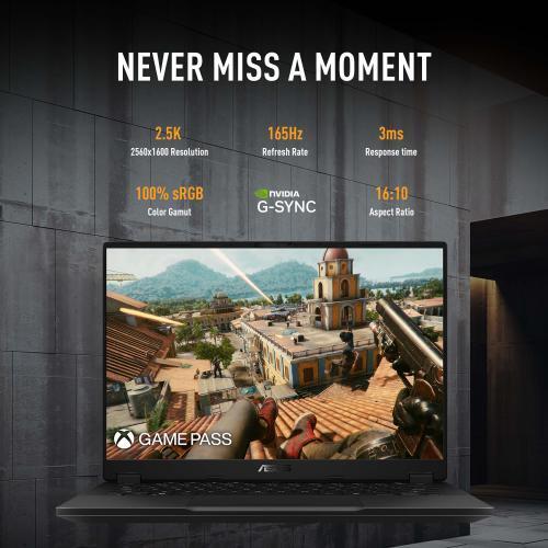 ASUS TUF A14 14" WQXGA 165Hz Laptop gamingowy R9-HX370 32GB RAM 2TB SSD RTX 4060 - Zdjęcie 7 z 12