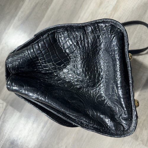 Borsa a tracolla/tracolla Brahmin Snow Leopard in pelle e capelli di vitello RARA - Foto 14 di 24