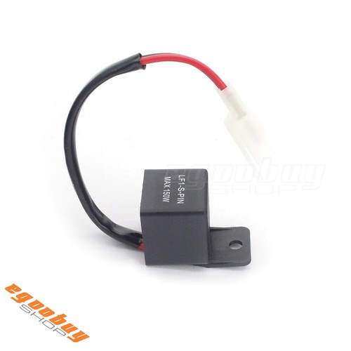 Motorcycle 2Pin Electronic LED Turn Signal Lamp Flasher Relay For Honda Kawasaki - Picture 3 of 6