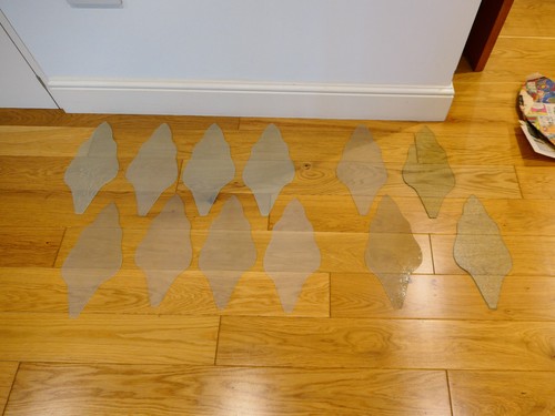 Antique Art Deco Pendant Lamp - Slip Shades, plus spares - Picture 15 of 24
