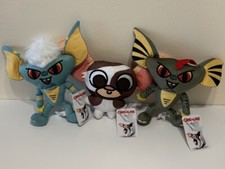 NEW Warner Bros. Gremlins 9  Full Set Of 3 Assorted Toy Factory Plush 2024 RARE