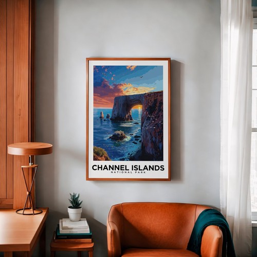 Channel Islands National Park - Travel Poster Home Decor California Destinations - Picture 2 of 14