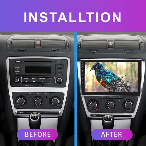 10,1" Android 13 Autoradio Für Skoda Octavia 2 1Z 2004-2013 mit GPS Navi WIFI BT - Bild 2 von 12