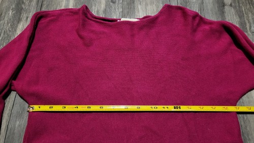 Michael Kors Tunic Sweater Shirt Size Small Hot Pink Knit Top Side Zip Fashion - Picture 6 of 7