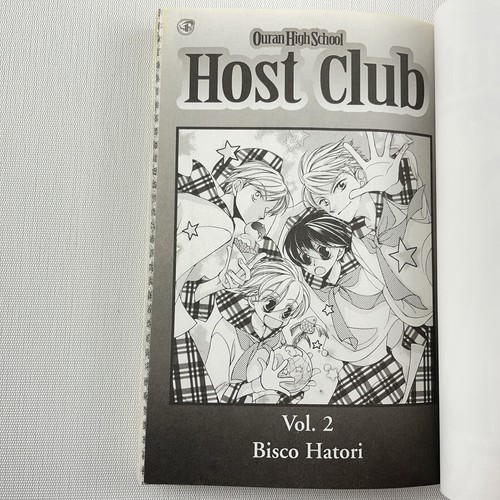 Ouran High School Host Club Vol. 2 by Bisco Hatori English Manga 2008 - Picture 9 of 10