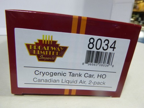 HO Broadway Limited Cryogenic 61'Tank Car Canadian Liquid Air #80021 - Picture 2 of 2