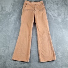 Levis Pants Womens 25 Peach Corduroy Math Club Flare High Rise Trousers Preppy