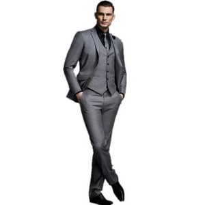 New Gray Men S Wedding Suits Groom Bridal Best Man Tuxedos Image Is Loading New Gray Men 039 S Wedding Suits Groom