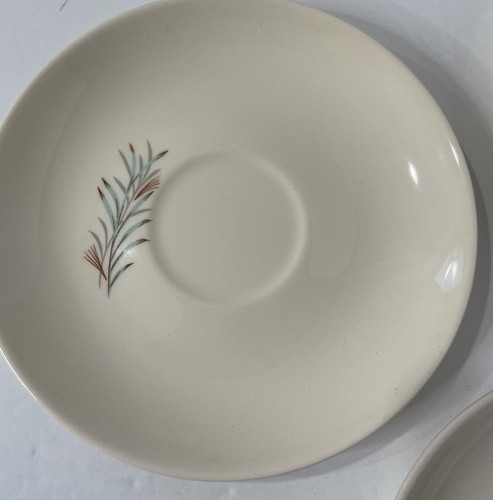 Vintage 50s Fortune Pattern Teacup Plate Lot Taylor Smith & Taylor Discontinued - Bild 5 von 8