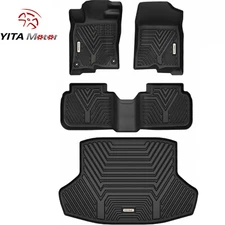 YITAMOTOR Floor Mats & Cargo Liner For 2022-2026 Honda Civic Sedan All Weather