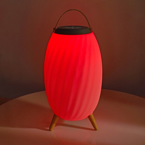 NEDIS Bluetooth Lautsprecher Box Lampe 66 cm, 90 W weiß - Bild 3 von 10