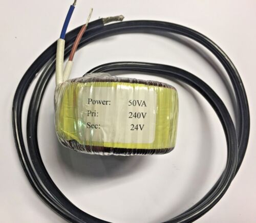 TRANSFORMER 50VA (WATT) 240V:24V (AC) TOREMA TOROIDAL - Picture 4 of 6
