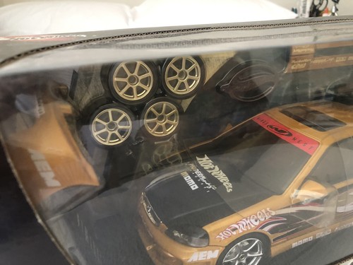2002 Hot Wheels Tunerz Gold Honda Civic Si 56297 1:18 Scale Model NEW IN BOX - Picture 4 of 6