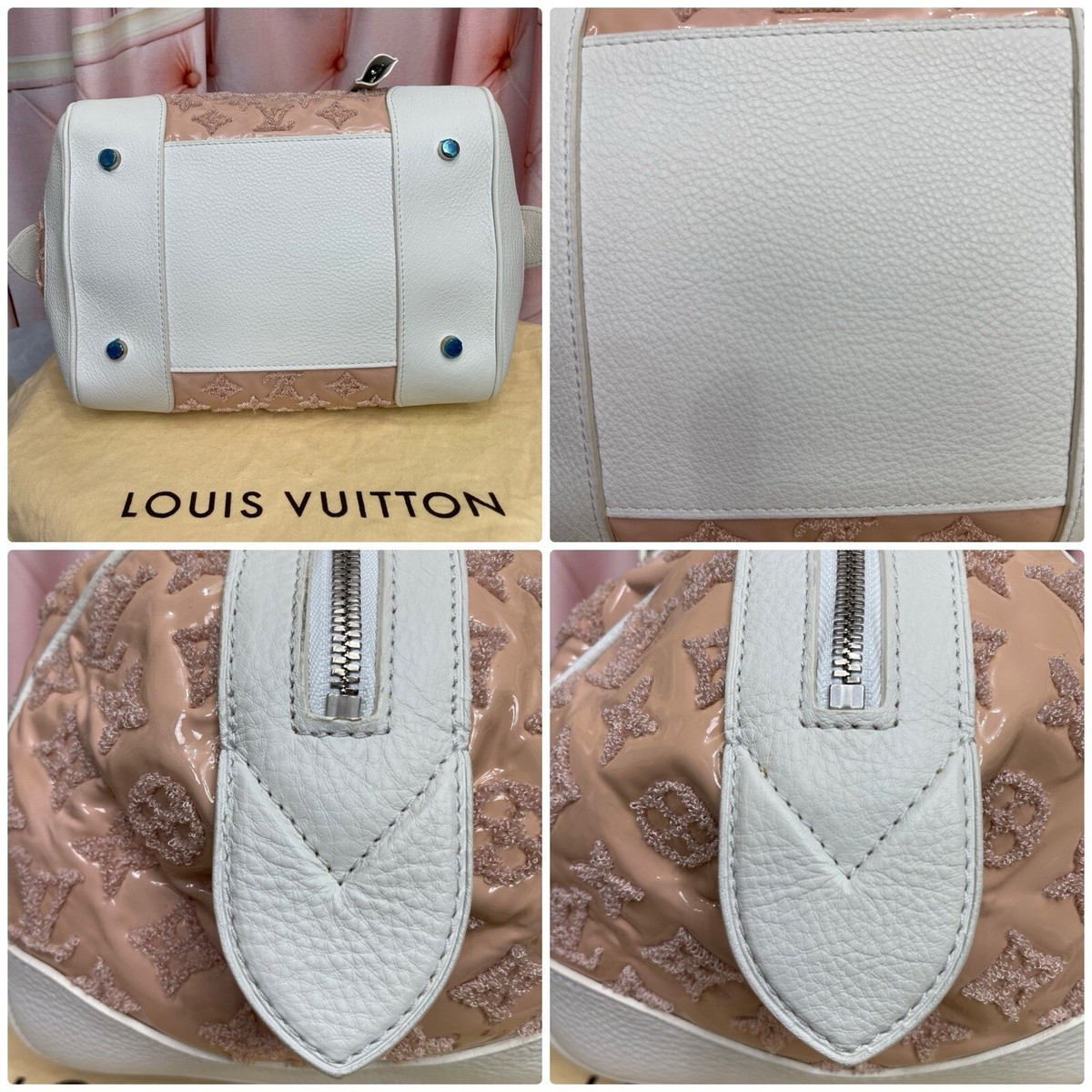 LOUIS VUITTON Limited Edition Rose Monogram Bouclettes