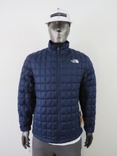 NWT Mens TNF The North Face Thermoball ECO Insulated FZ Puffer Jacket - Navy