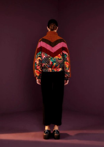 Farm Rio Women’s Toucanfly Reversible Quilted Floral Jacket Size L NWT $345 - Bild 2 von 14