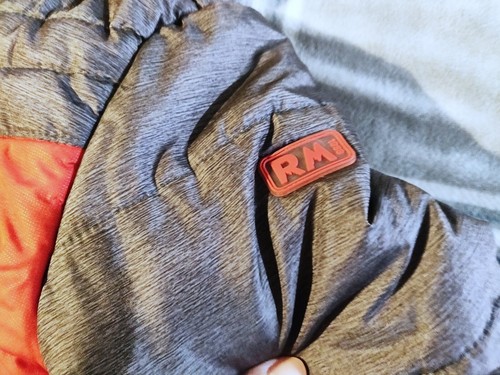 Rosemont red gray winter/ fall puffer coat boy size 5/6 * slight staining A - Picture 2 of 7