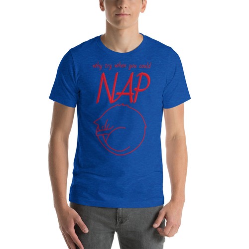 Uni-sex “Cat Nap” T-Shirt - 第 4/15 張圖片