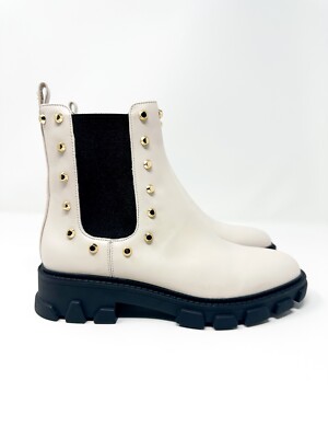 MICHAEL Michael Kors Women's Ridley Chelsea Boots Cream 5.5 US  $225