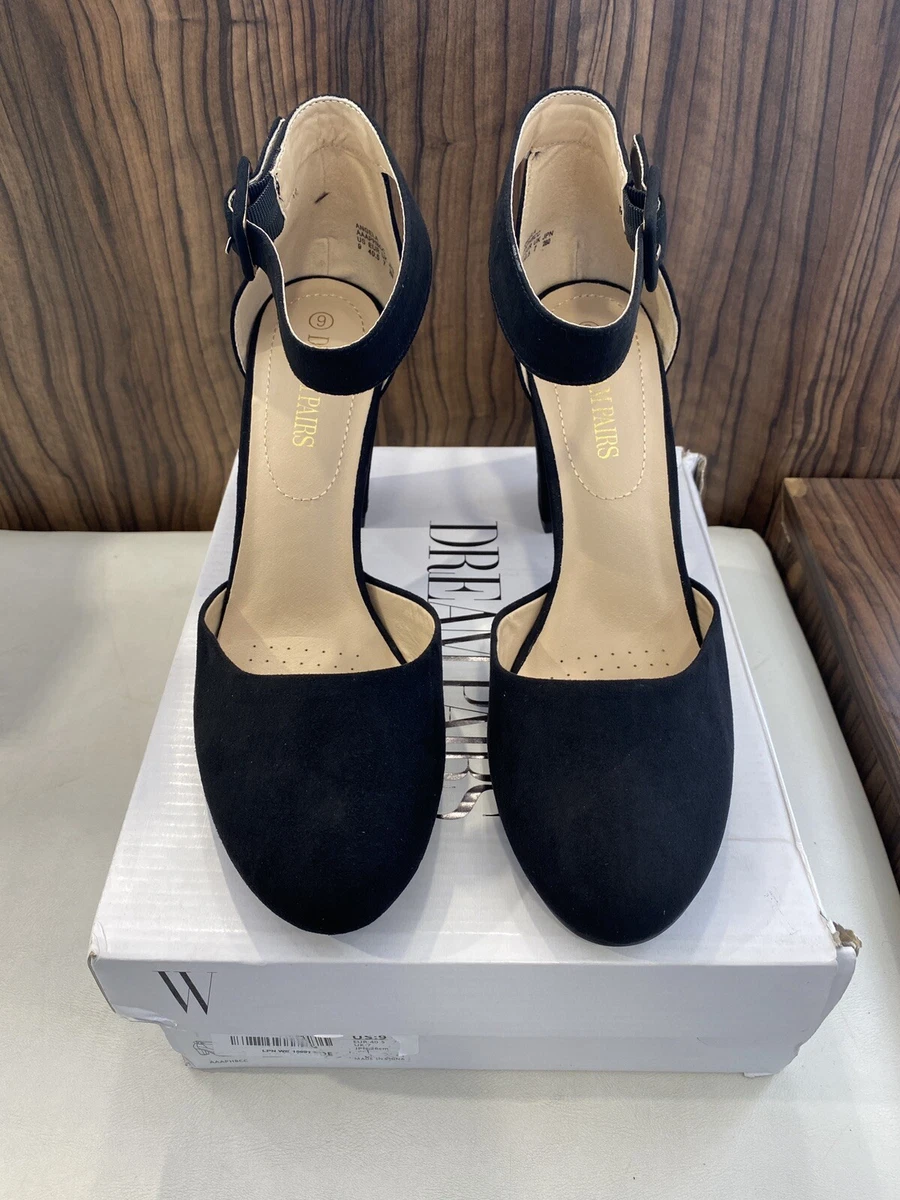Black suede top heels uk