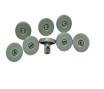 pkt 8 Dishwasher Bottom Lower Basket Wheels Rollers For Dishlex 50286965-00/4