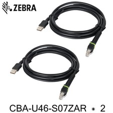 Zebra Scan Data 2PCS USB Cables for Bar Code Reader Barcode Scanner Original