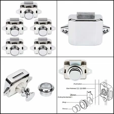 OCGIG 5 PCS Push Button Latch Door Catch - Keyless RV & Yacht Cupboard Locks