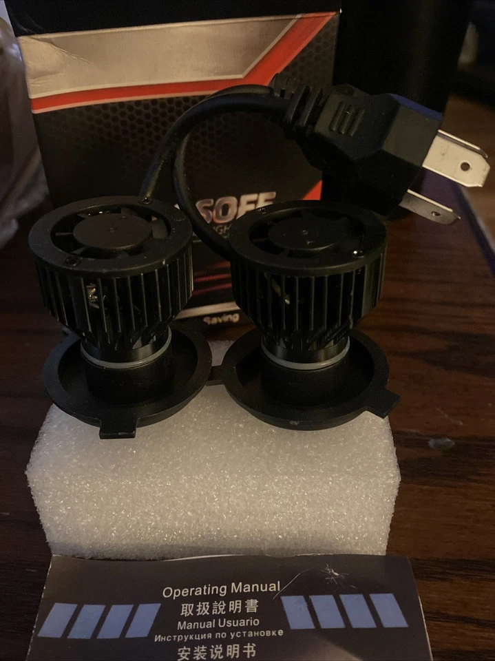 Светодиодная фара дальнего/ближнего света KINGSOFE F2 H4 - Изображение 3 из 4