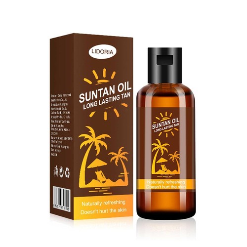 Olio abbronzante naturale scuro per abbronzatura da spiaggia ч√ !ё )ф вк A1C4 letti T ~ - Foto 2 di 9