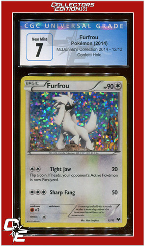 Furfrou graded CGC 7 for sale on eBay