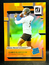 2022 Panini Donruss - CHRIS OLADOKUN RC #376 Gold Holo Press Proof  Rated Rookie