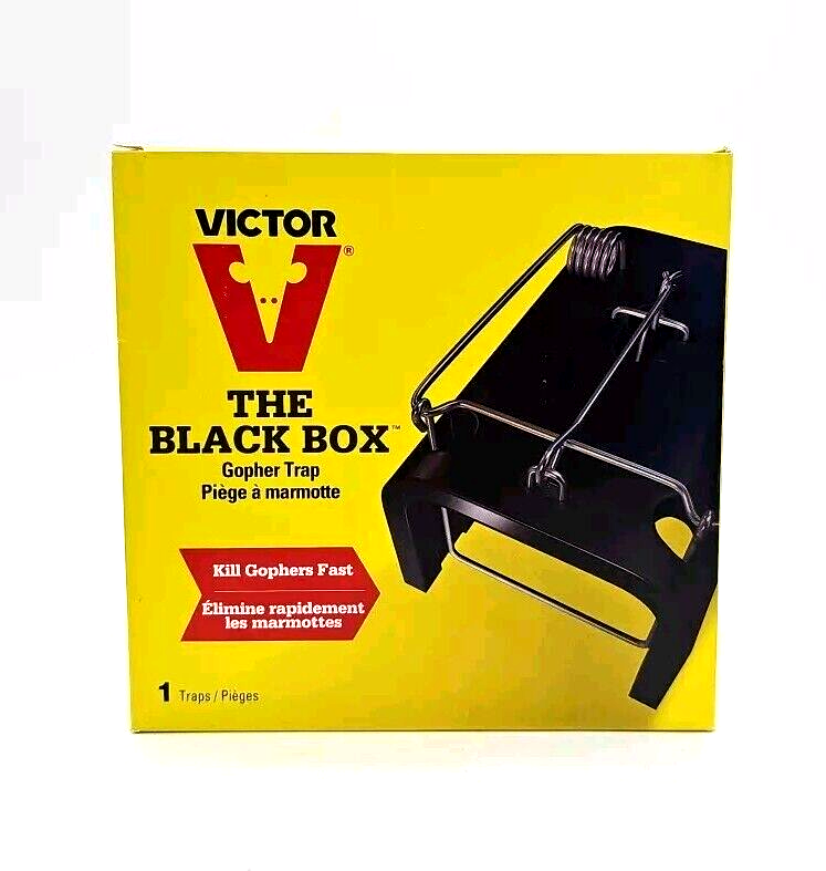 Victor Black Box Gopher Trap 0625 - Easy Set Trap *Rare* Hard To