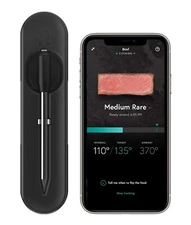 KITCHENAID -Yummly Smart Meat Thermometer Wireless Bluetooth Connectivity, Black