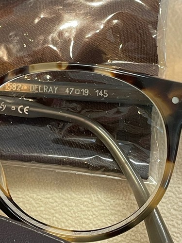 Oliver Peoples Delray OV5318U 1582 Tortoise Brown Eyeglasses Frames 47-19 145 - Picture 7 of 9