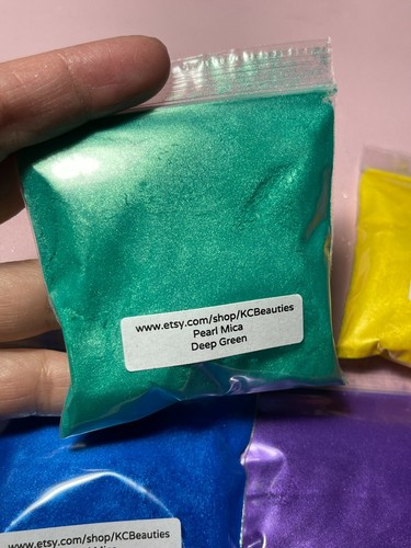 PEARL MICA PIGMENT SOAP COSMETIC GRADE COLORANT PEARLESCENT POWDER Epoxy slime - Picture 17 of 33