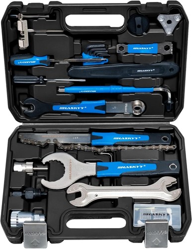 Fahrrad Reparaturset Kit Werkzeug 51-tlg. Koffer Satz für viele Fahrradtypen - Bild 1 von 7