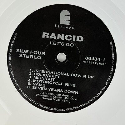 Rancid – Let's Go - 2004 Epitaph 86434-1 Repress/Reissue