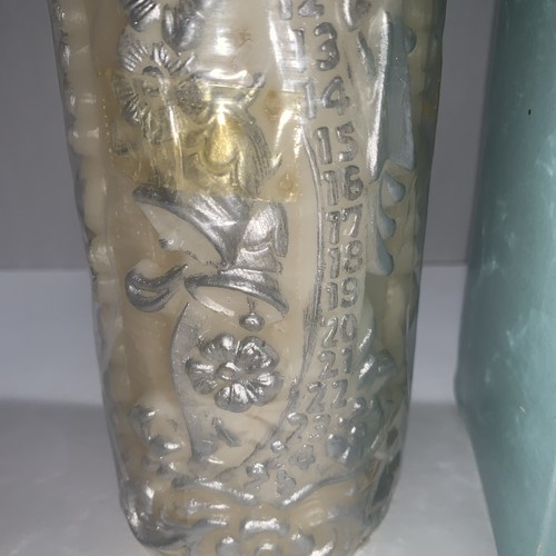 Vela tallada números hechos a mano memoria del tesoro de colección memoria atesorada 1-25 - Imagen 4 de 4