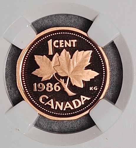 1986 Canada 1C * NGC PF69 RD UC * 1 Cent Ultra Cameo - Picture 2 of 4