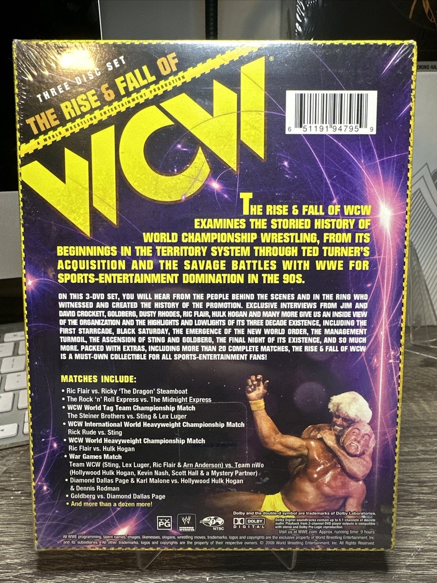 WWE The Rise and Fall of WCW BRAND NEW SEALED DVD - Hulk